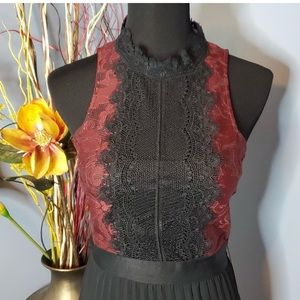 Express Sleeveless Crochet Top Dress Size 4